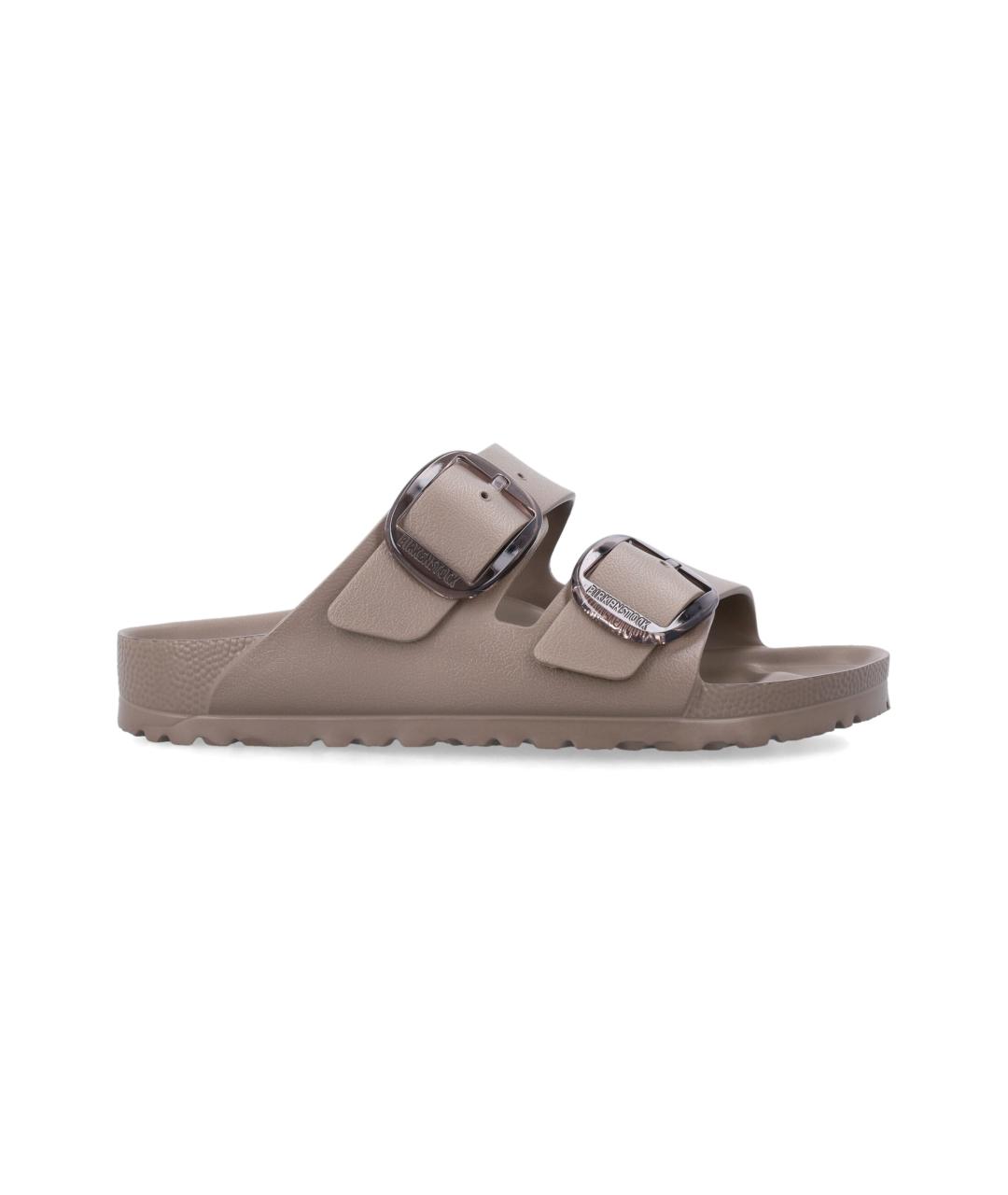 BIRKENSTOCK Серые синтетические шлепанцы, фото 1