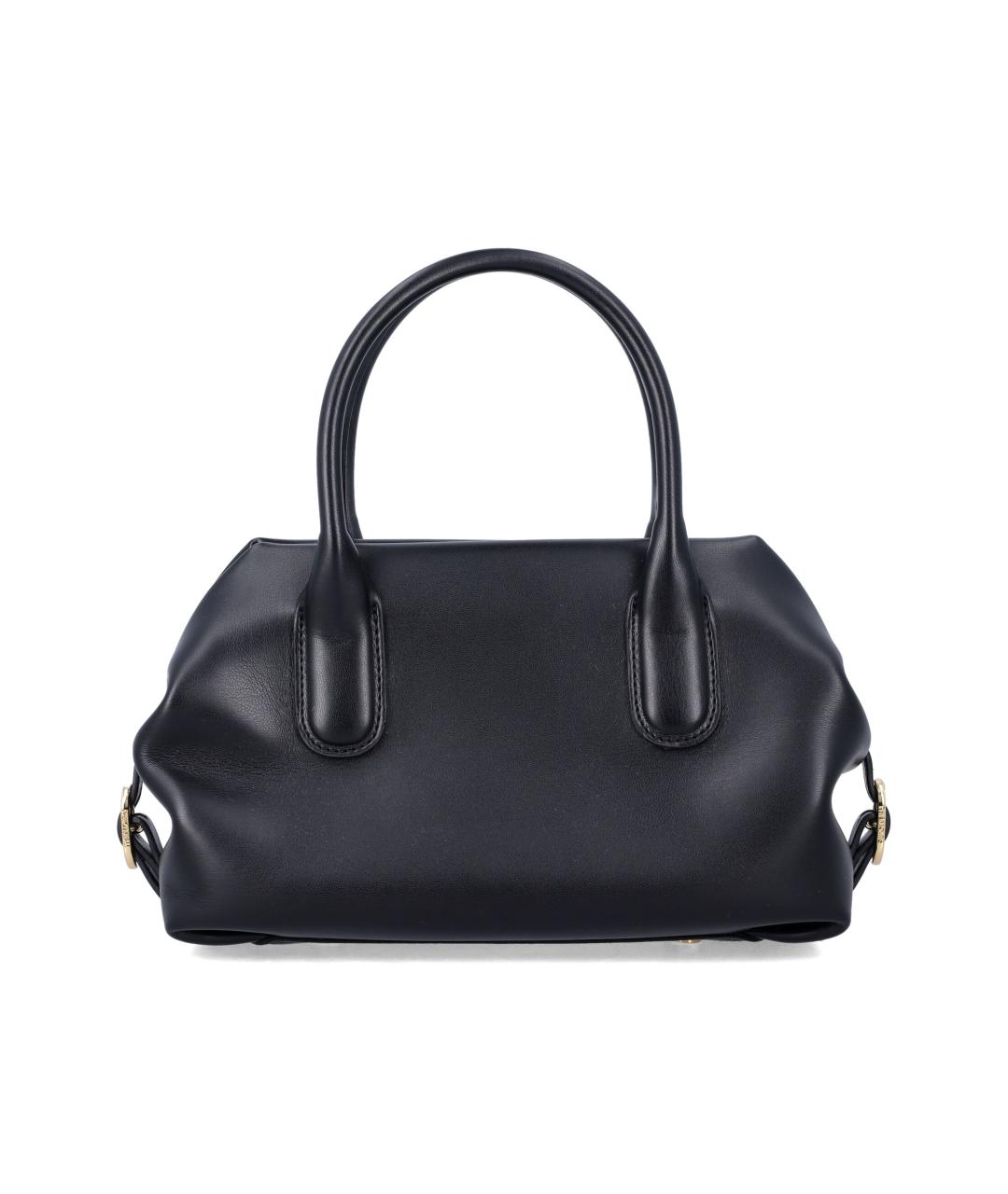 THEMOIRE Черная сумка тоут из искусственной кожи, фото 3