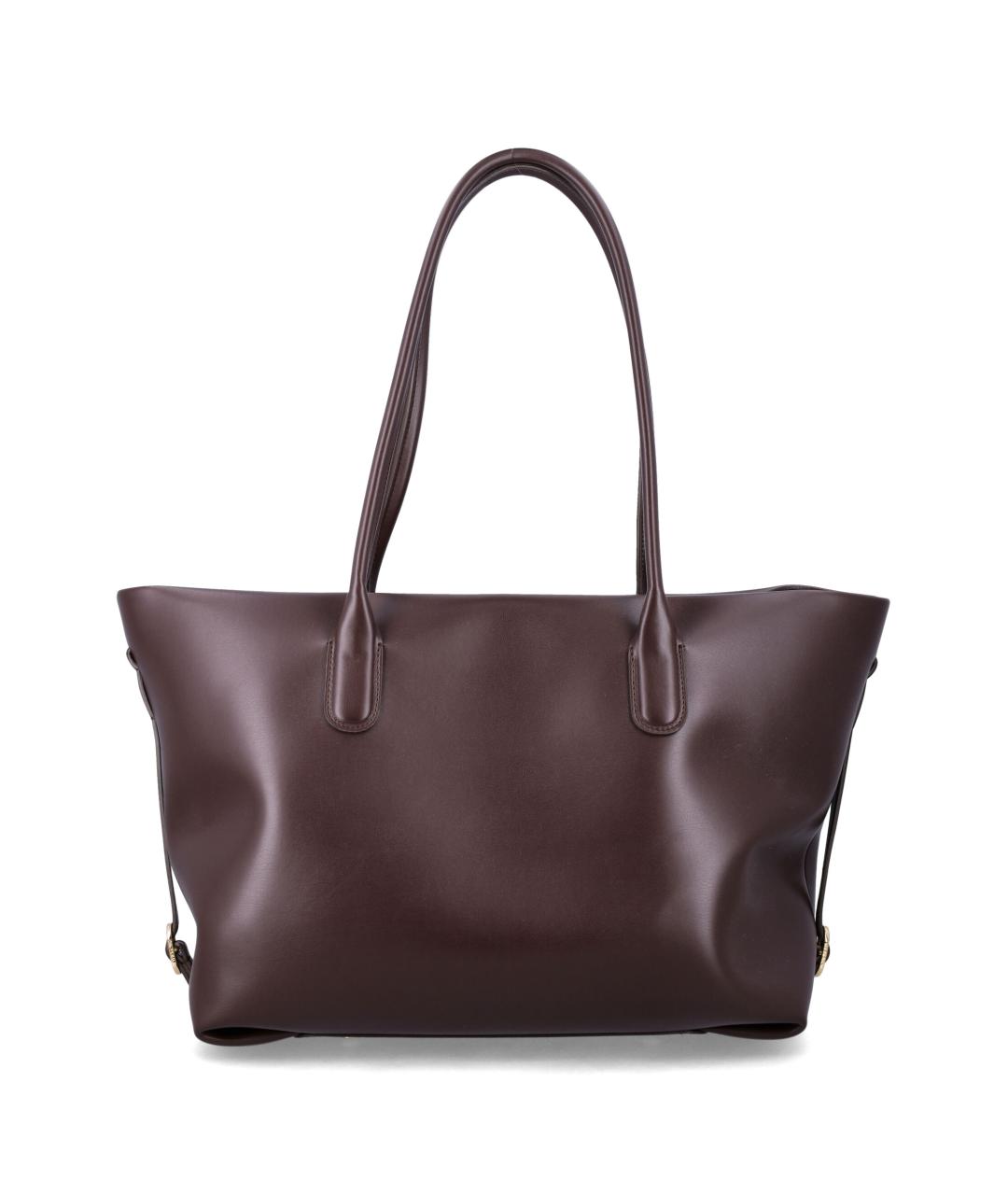 THEMOIRE Коричневая сумка тоут из искусственной кожи, фото 3