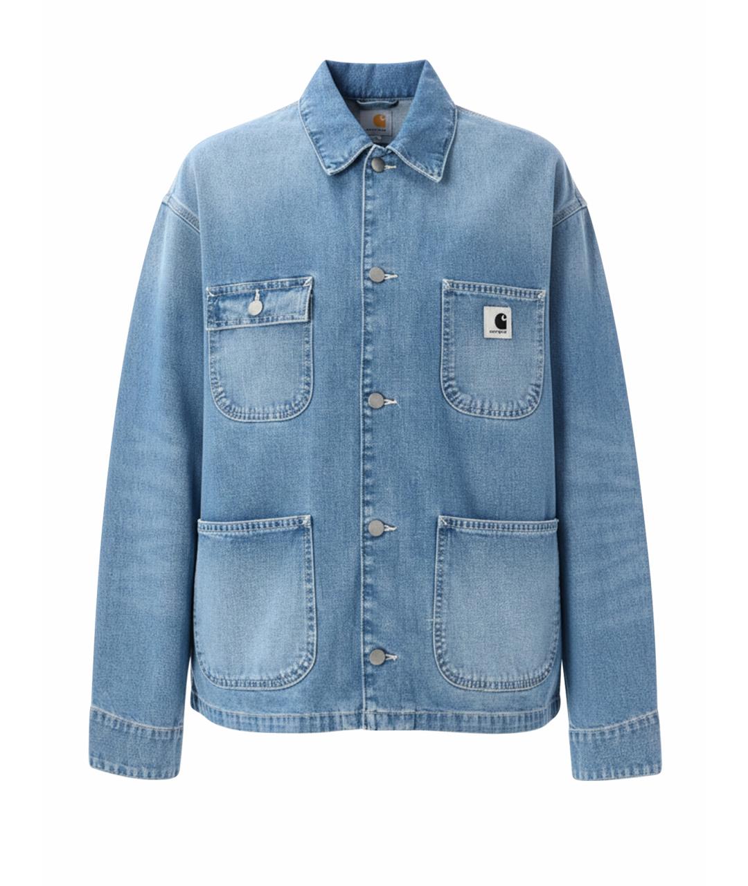CARHARTT WIP Синяя хлопковая куртка, фото 1