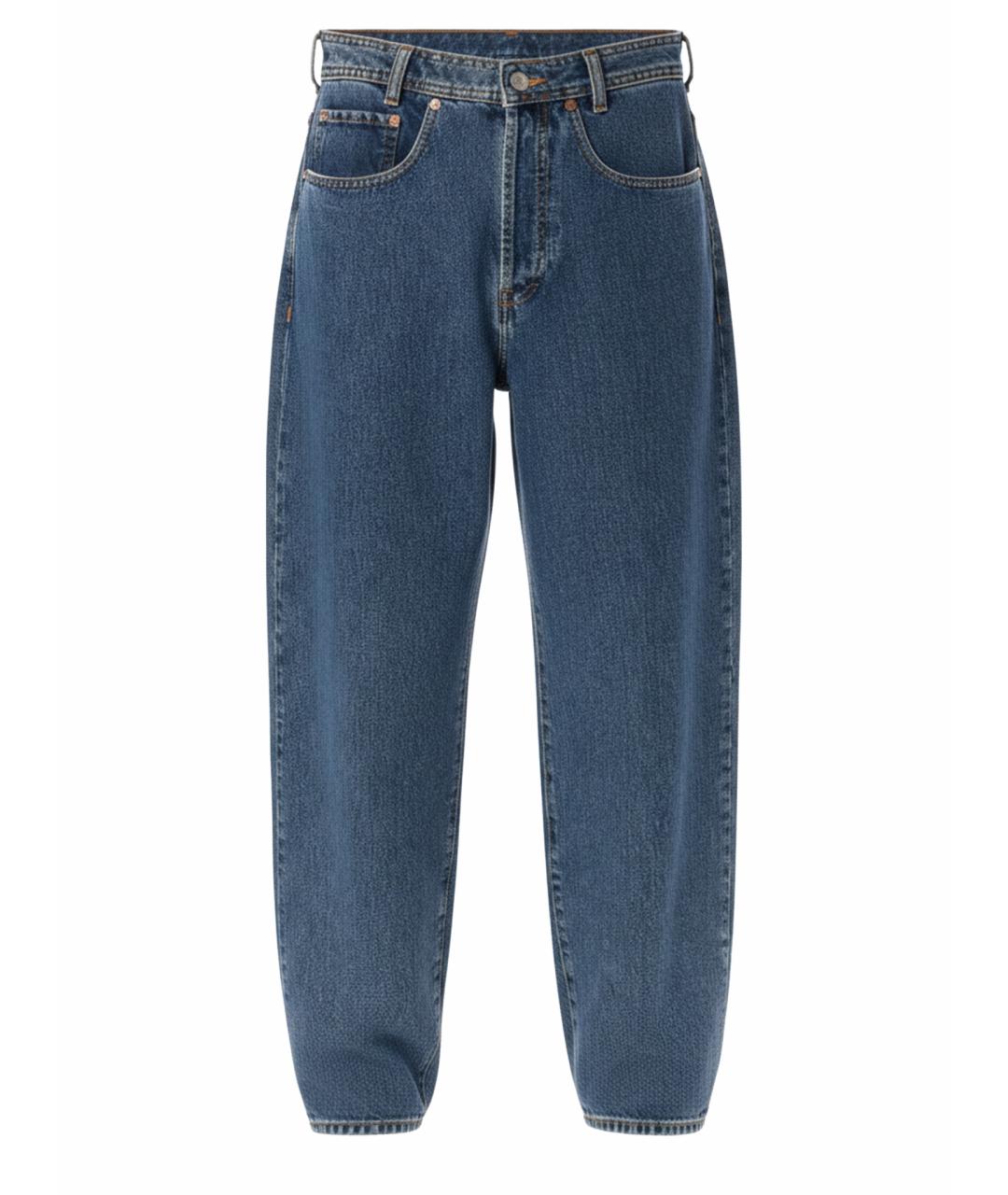 MAGLIANO Синие хлопковые прямые джинсы, фото 1