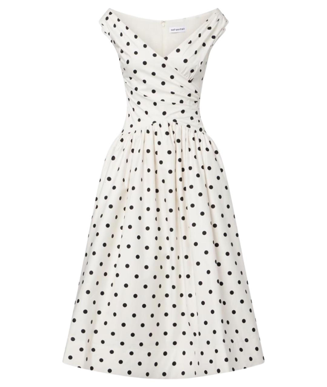 SELF-PORTRAIT Мульти хлопковое повседневное платье, фото 1