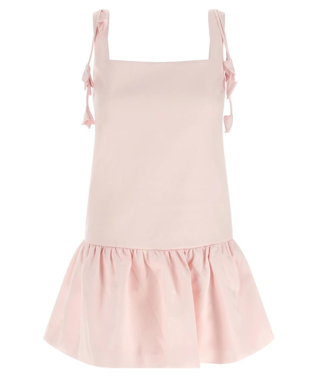 SELF-PORTRAIT Розовое полиэстеровое повседневное платье, фото 1