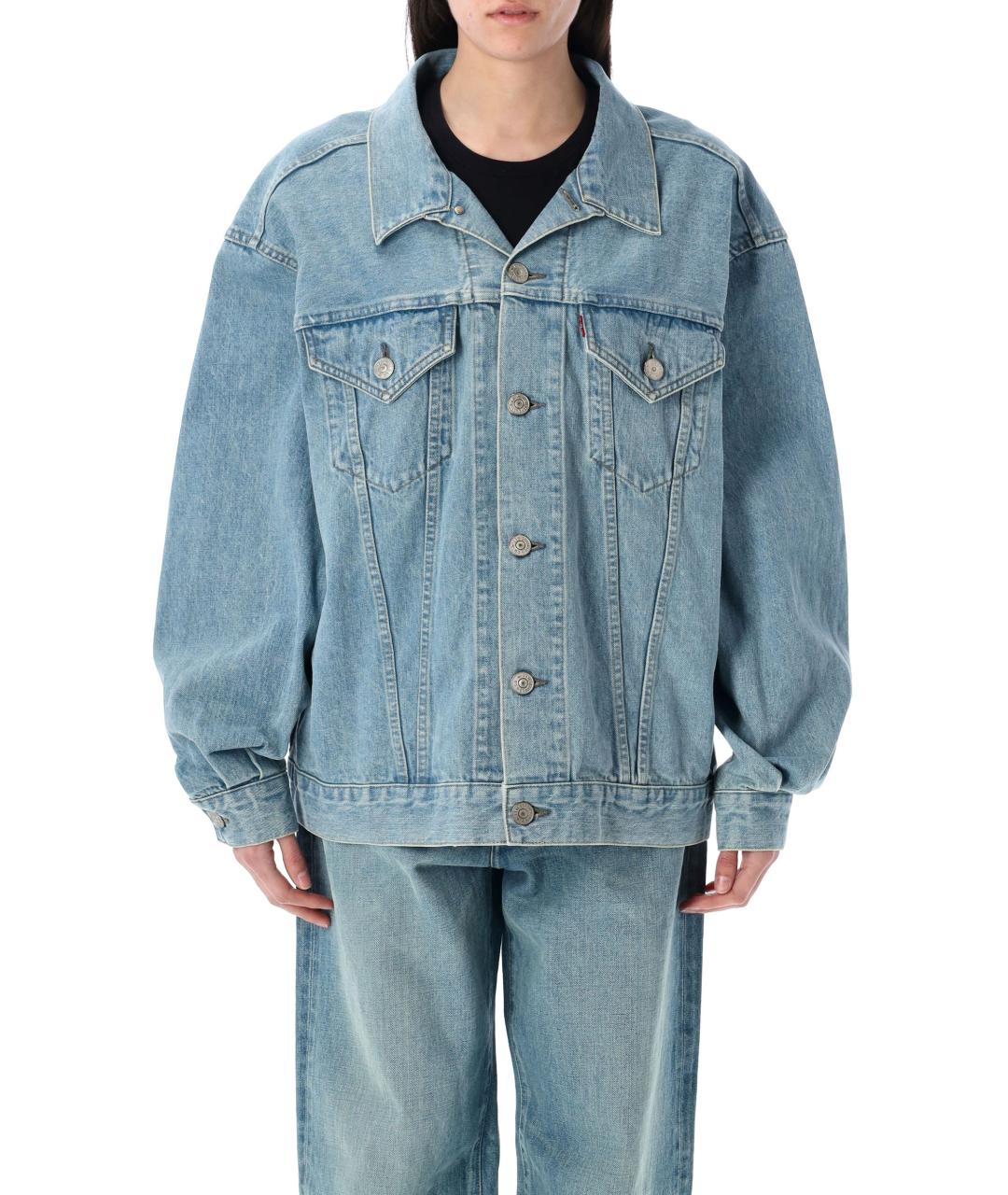 JUNYA WATANABE Голубая хлопковая куртка, фото 2