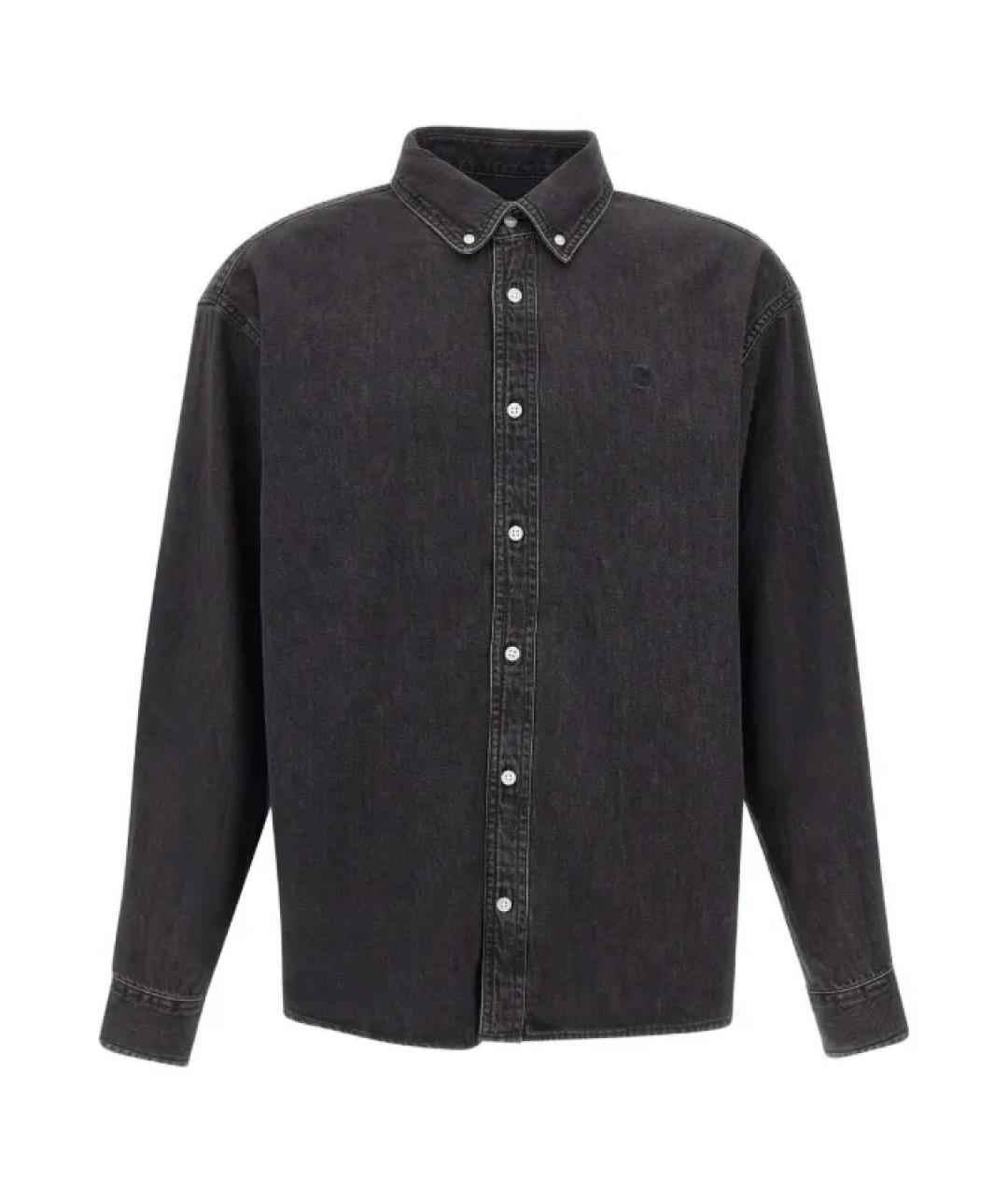 CARHARTT WIP Черная хлопковая кэжуал рубашка, фото 1