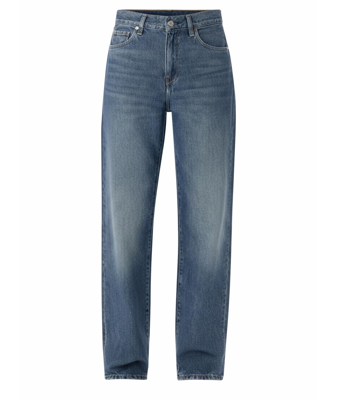 CARHARTT WIP Синие хлопковые прямые джинсы, фото 1