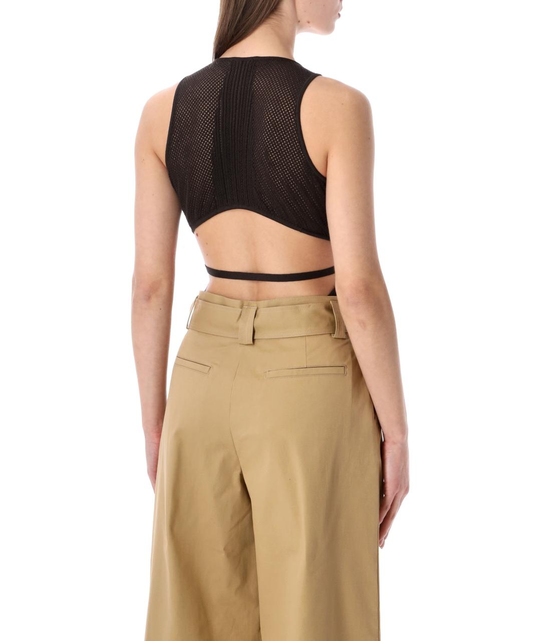 SESSUN Коричневое хлопковое боди, фото 2