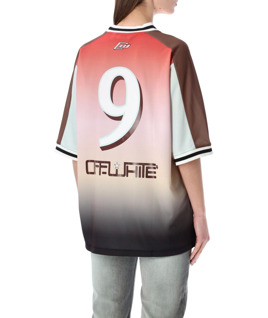 OFF-WHITE Мульти полиэстеровая футболка, фото 2