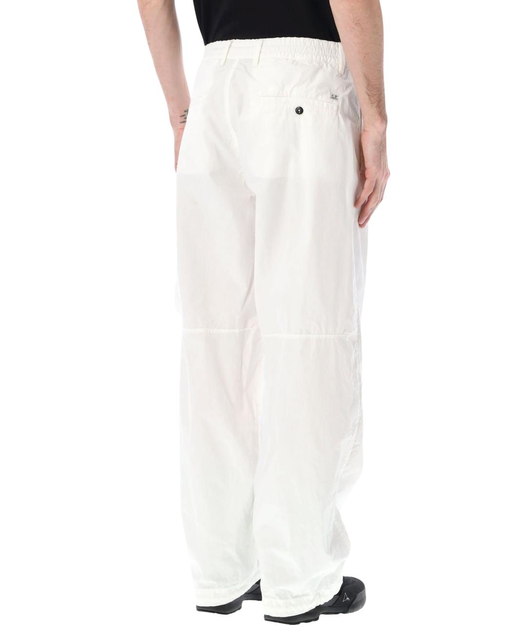 CP COMPANY Белые хлопковые повседневные брюки, фото 2