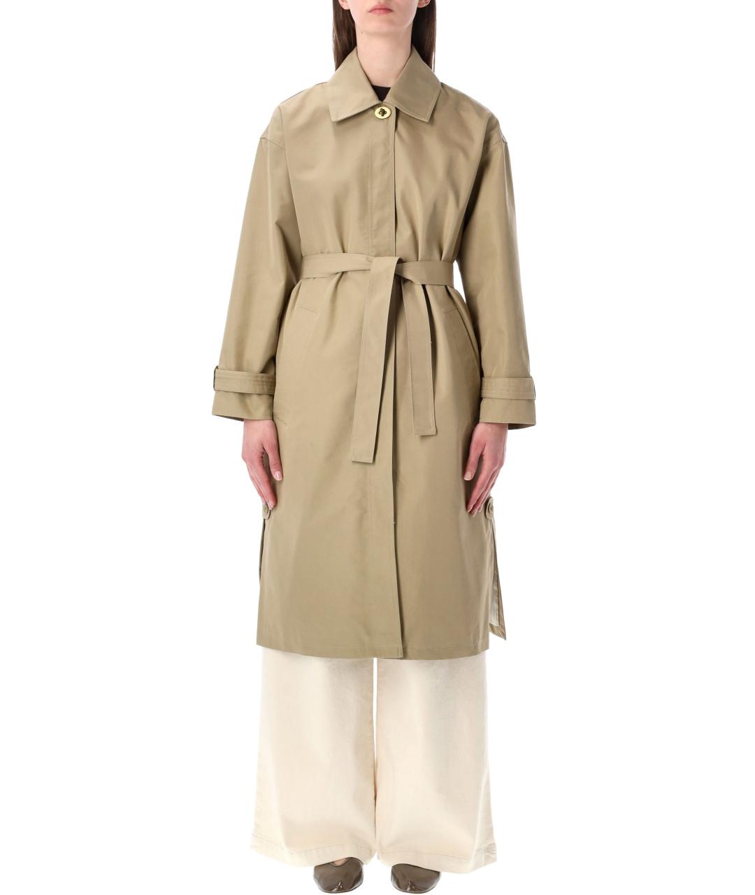 SESSUN Бежевый хлопковый тренч/плащ, фото 1