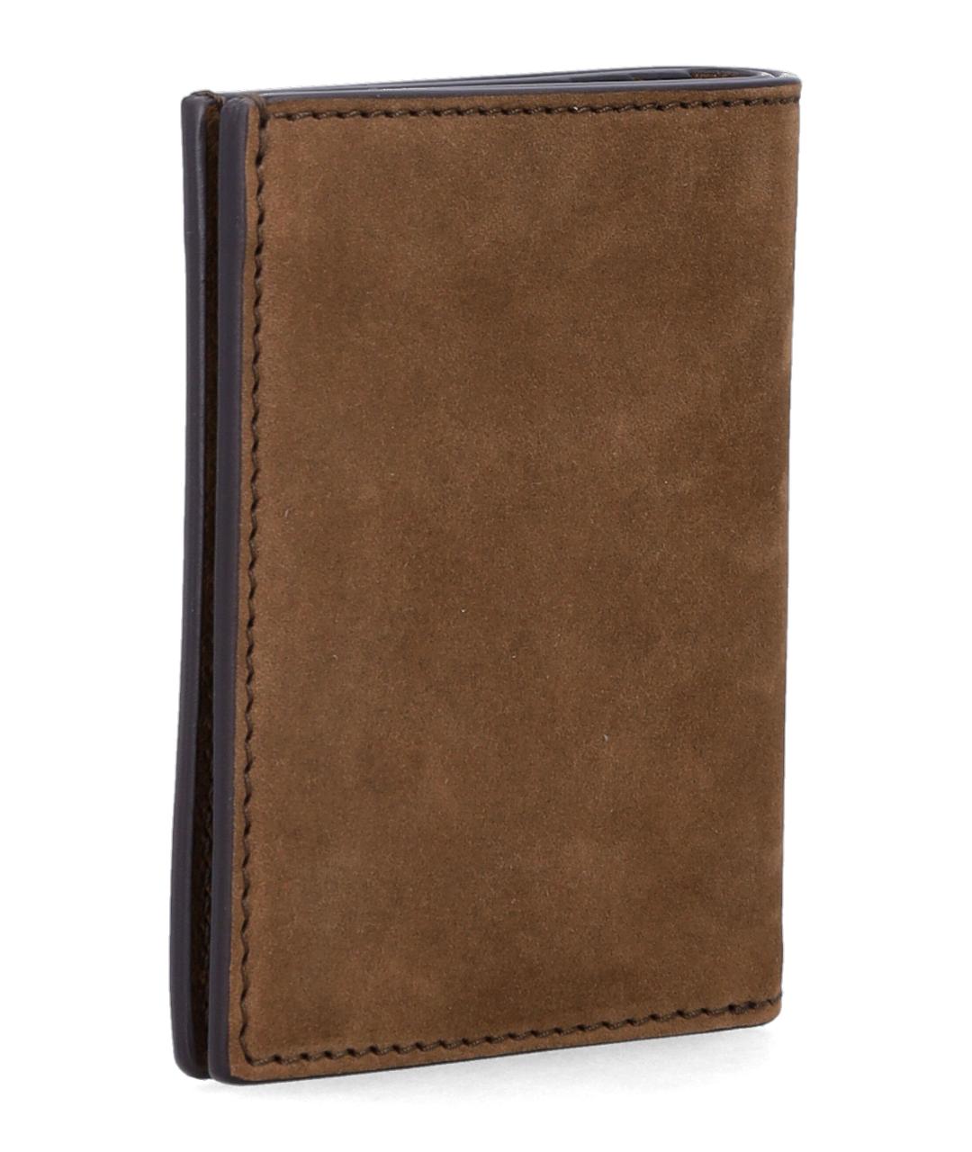 TOM FORD Коричневый кожаный кошелек, фото 2