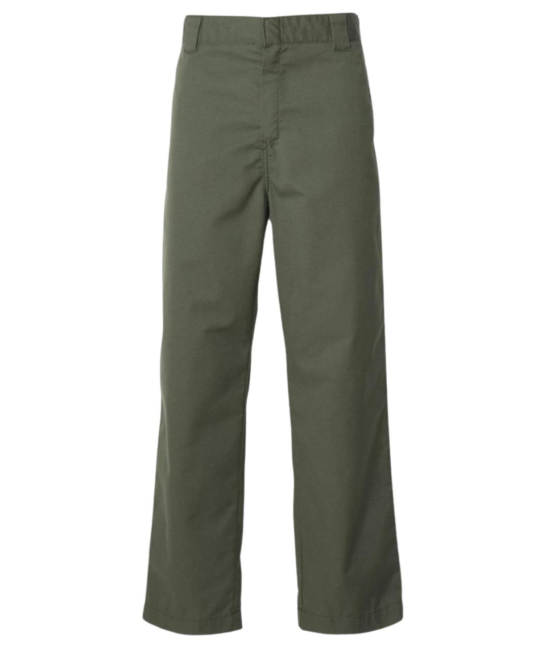 CARHARTT WIP Зеленые хлопковые повседневные брюки, фото 1