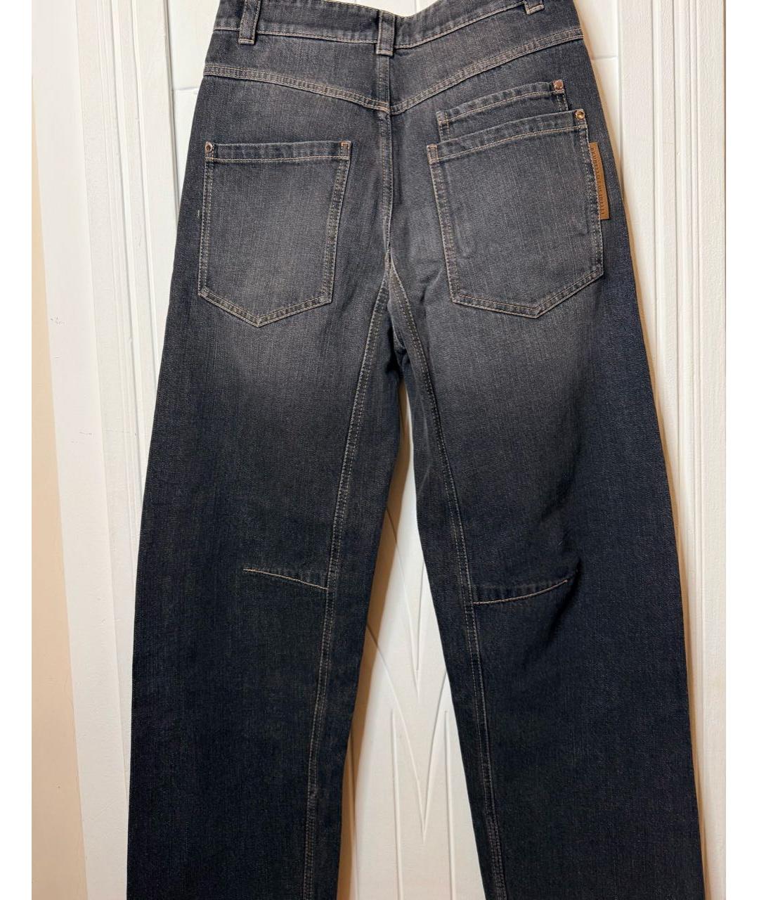 BRUNELLO CUCINELLI Синие прямые джинсы, фото 2