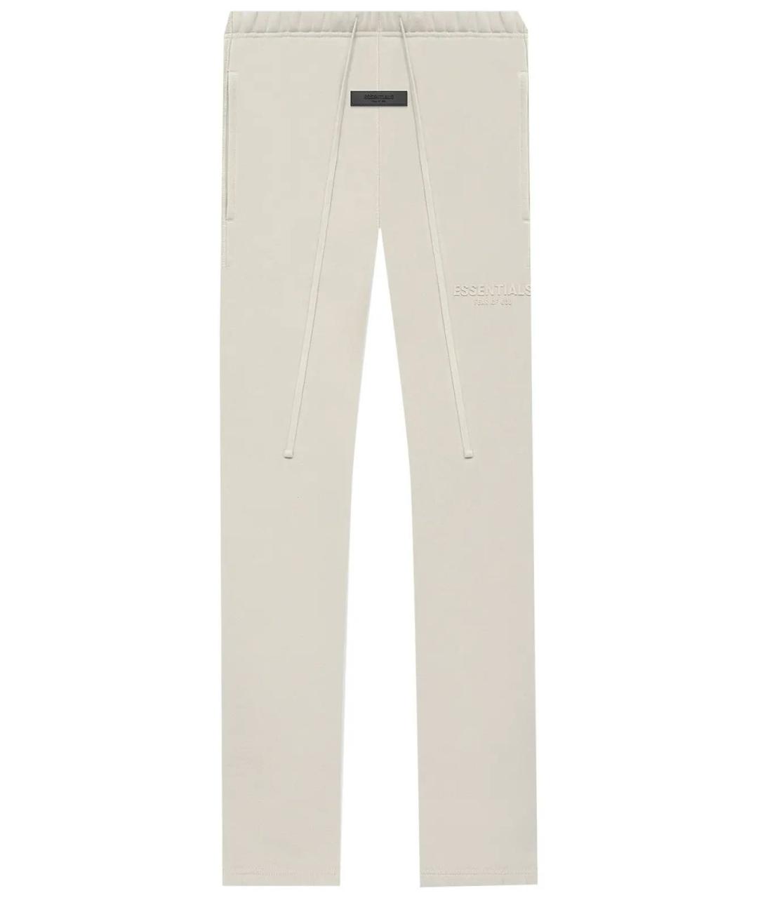 FEAR OF GOD ESSENTIALS Бежевые хлопковые прямые брюки, фото 1