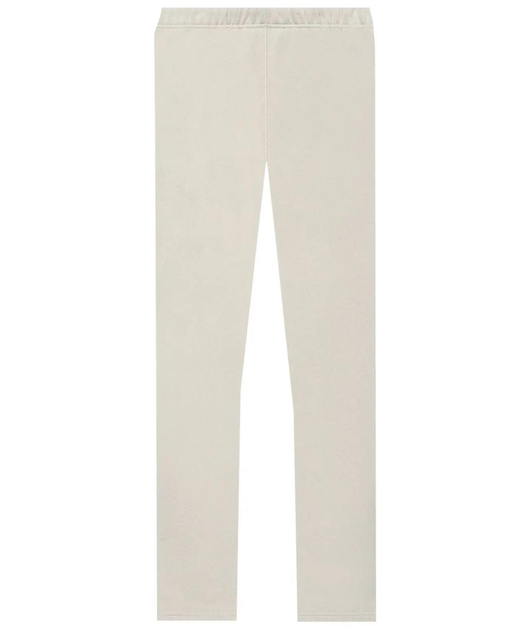 FEAR OF GOD ESSENTIALS Бежевые хлопковые прямые брюки, фото 2