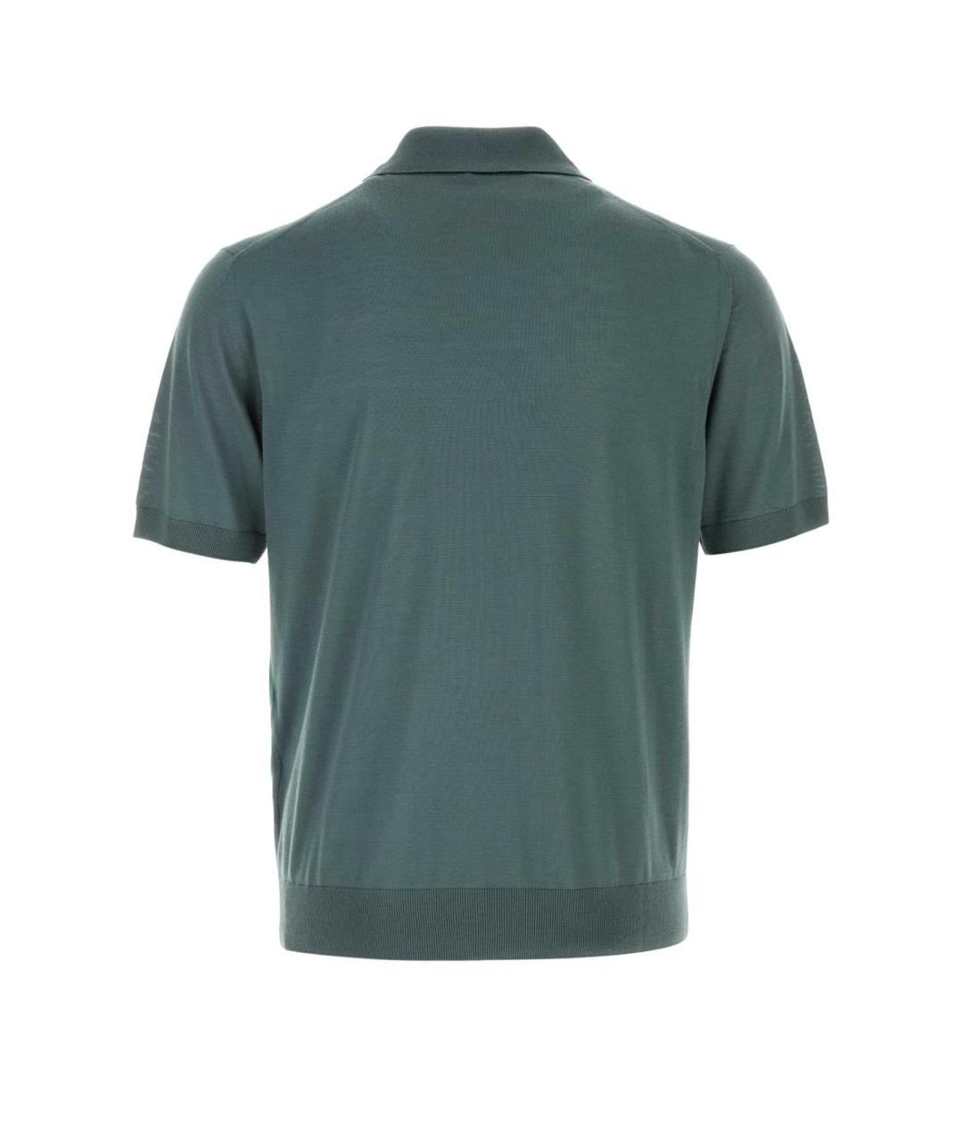 PRADA Зеленый шерстяной джемпер / свитер, фото 2