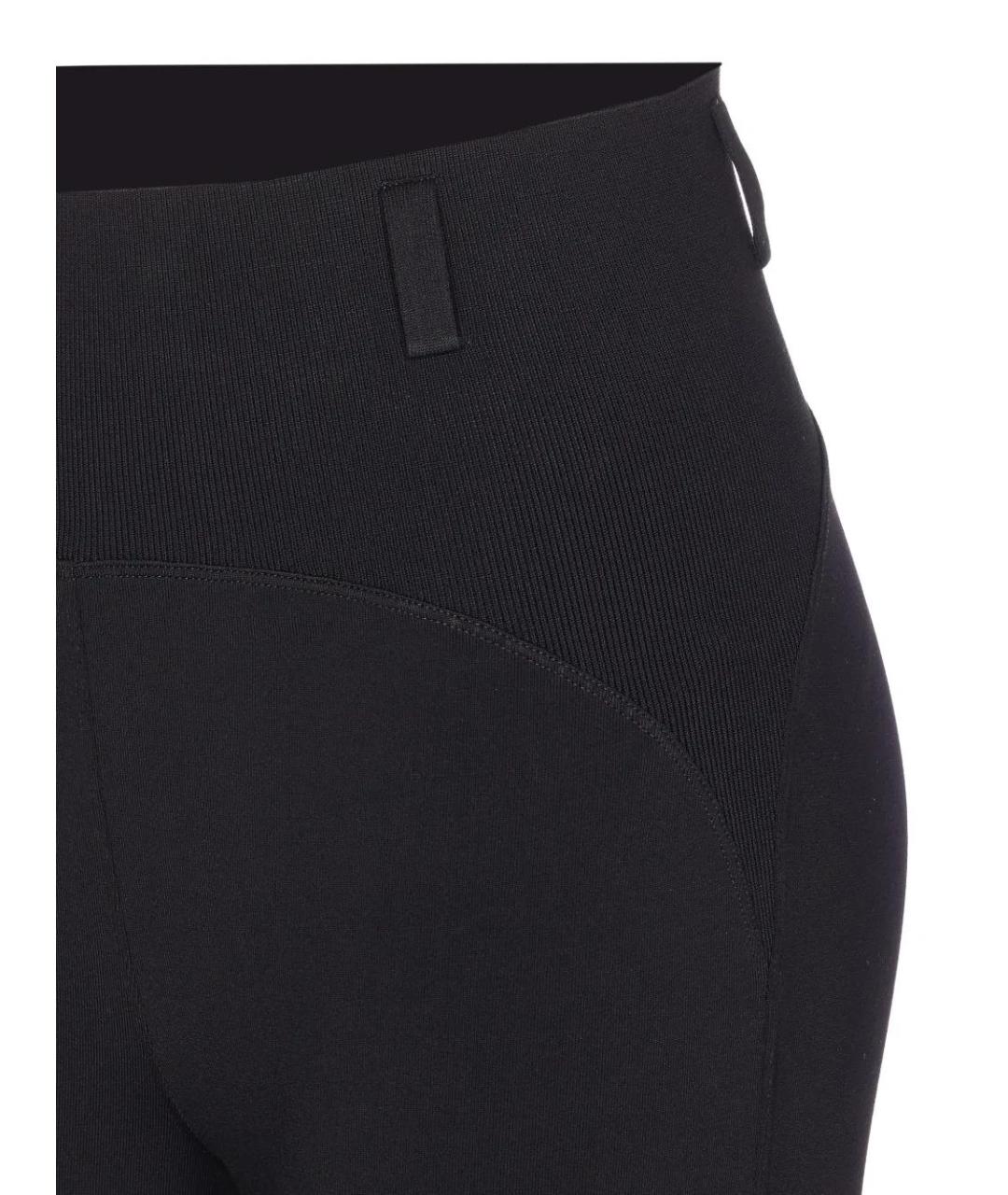 ALAIA Черные вискозные леггинсы и велосипедки, фото 3