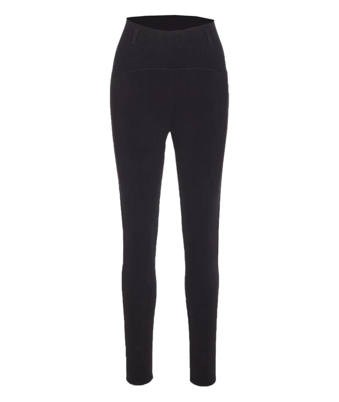 ALAIA Черные вискозные леггинсы и велосипедки, фото 1