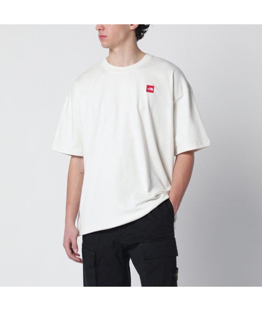 THE NORTH FACE Белая хлопковая футболка, фото 3