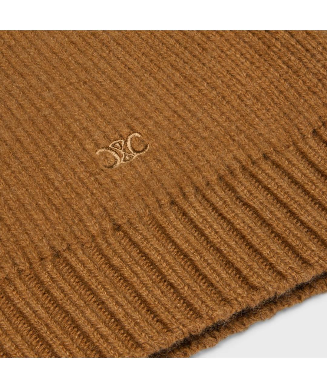 CELINE Коричневый кашемировый джемпер / свитер, фото 4