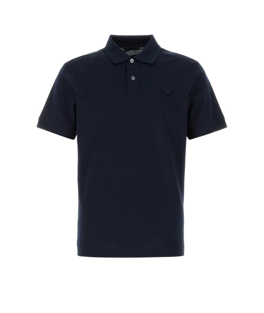 PRADA Синяя хлопковая футболка, фото 1