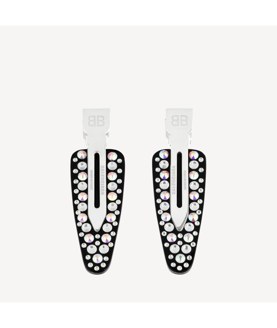 BALENCIAGA Черная заколка, фото 4