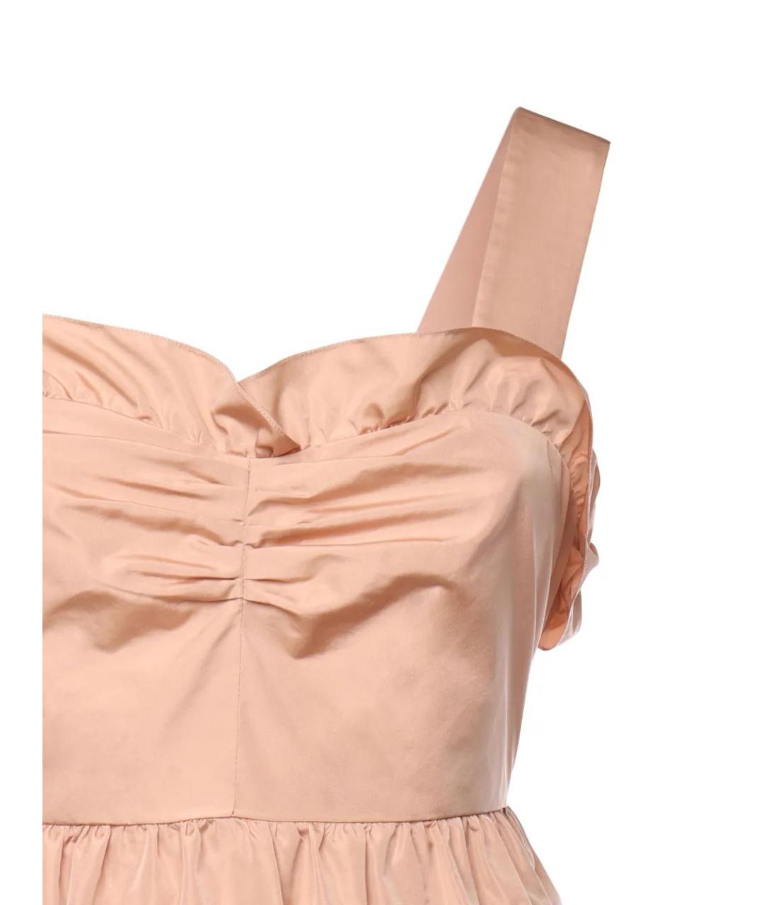 CHLOE Бежевое коктейльное платье, фото 3