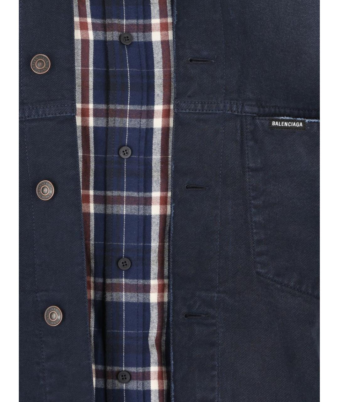 BALENCIAGA Синяя куртка, фото 2