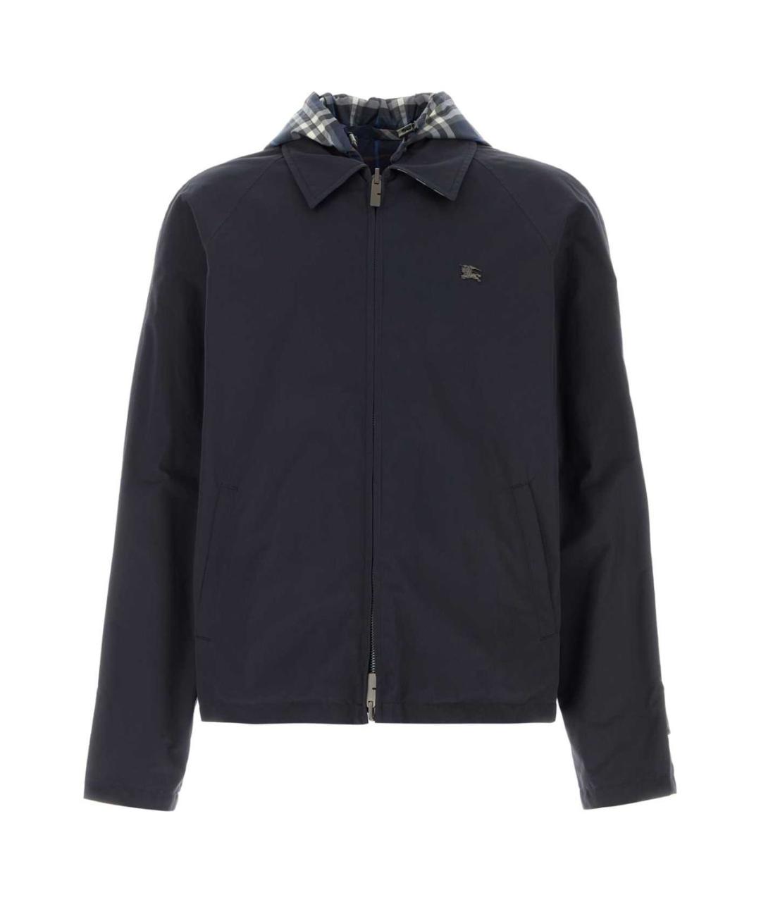 BURBERRY Темно-синяя куртка, фото 2