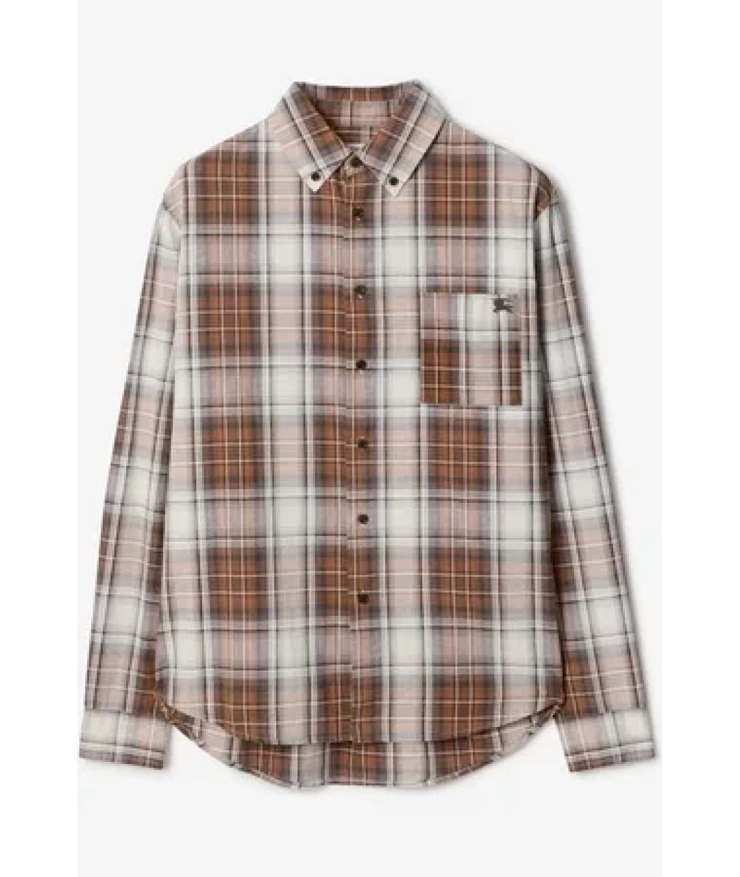 BURBERRY Хлопковая кэжуал рубашка, фото 3