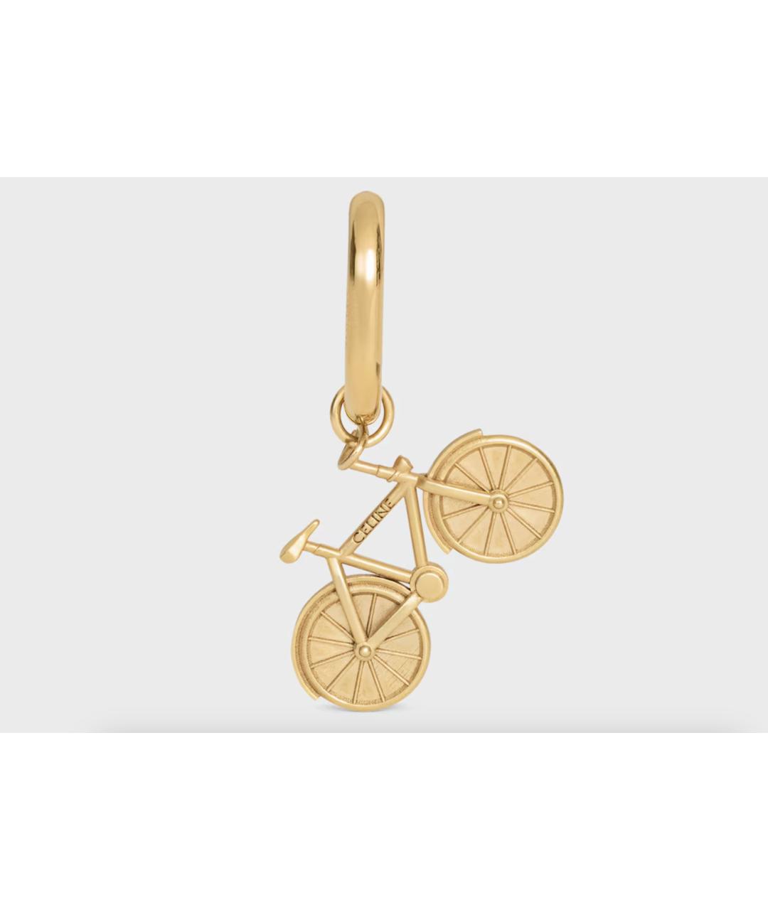 CELINE Золотая латунная подвеска, фото 4