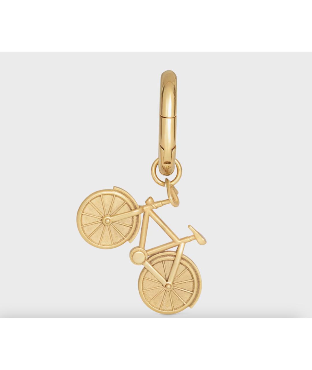 CELINE Золотая латунная подвеска, фото 3