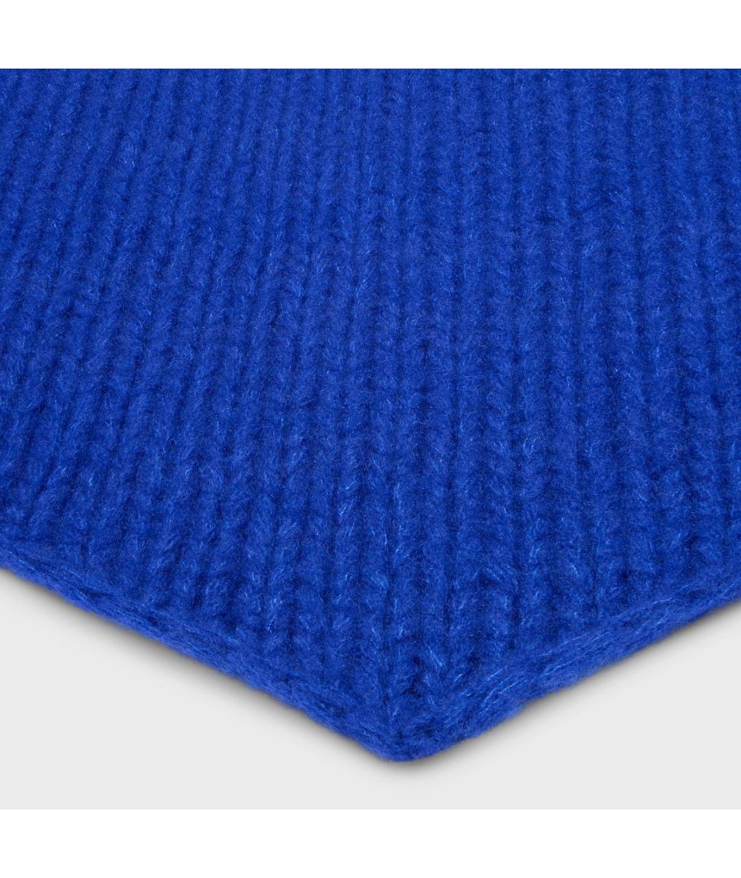 CELINE Синий кашемировый шарф, фото 4