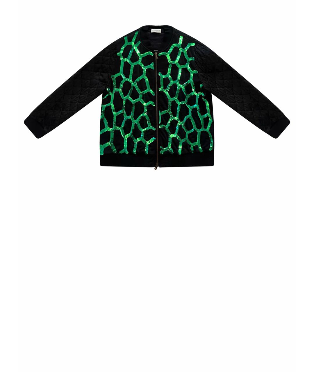 DRIES VAN NOTEN Черная хлопковая куртка, фото 1