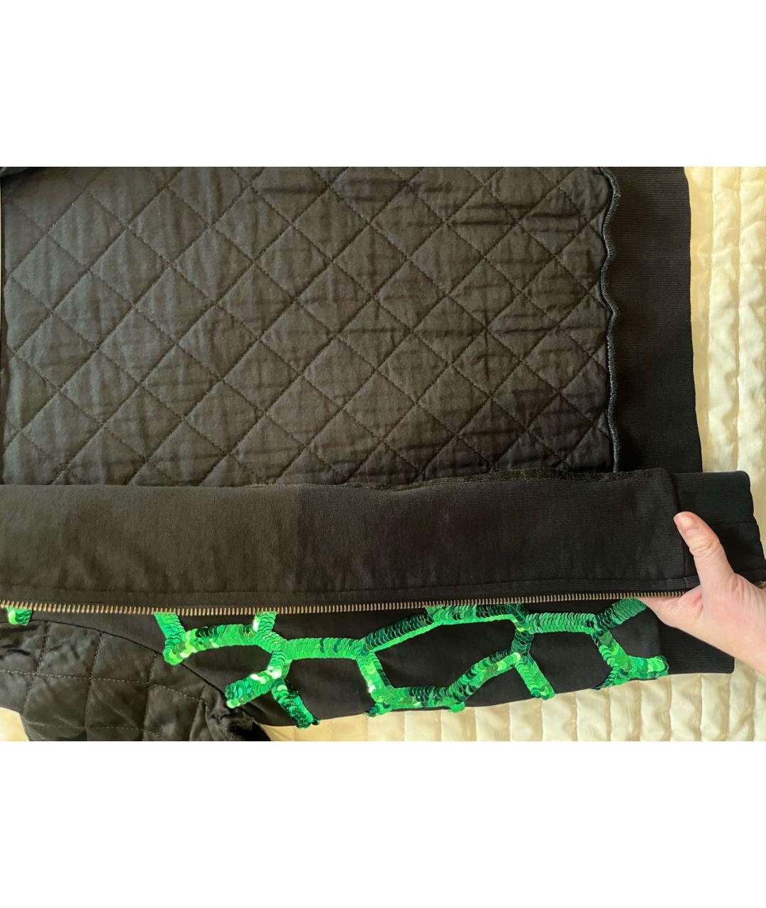 DRIES VAN NOTEN Черная хлопковая куртка, фото 7