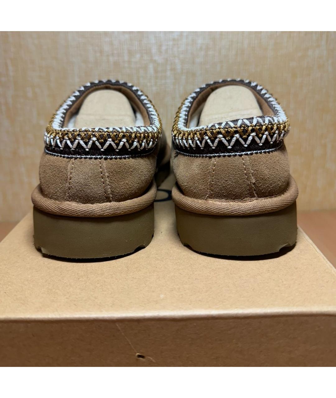 UGG AUSTRALIA Коричневые замшевые мюли, фото 3