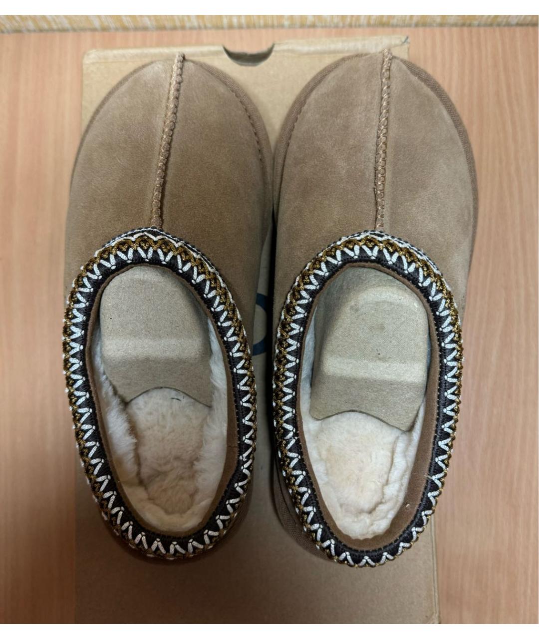 UGG AUSTRALIA Коричневые замшевые мюли, фото 4