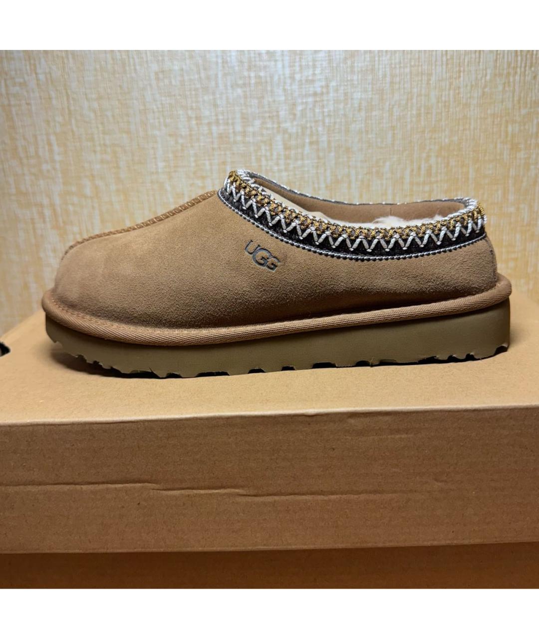 UGG AUSTRALIA Коричневые замшевые мюли, фото 6