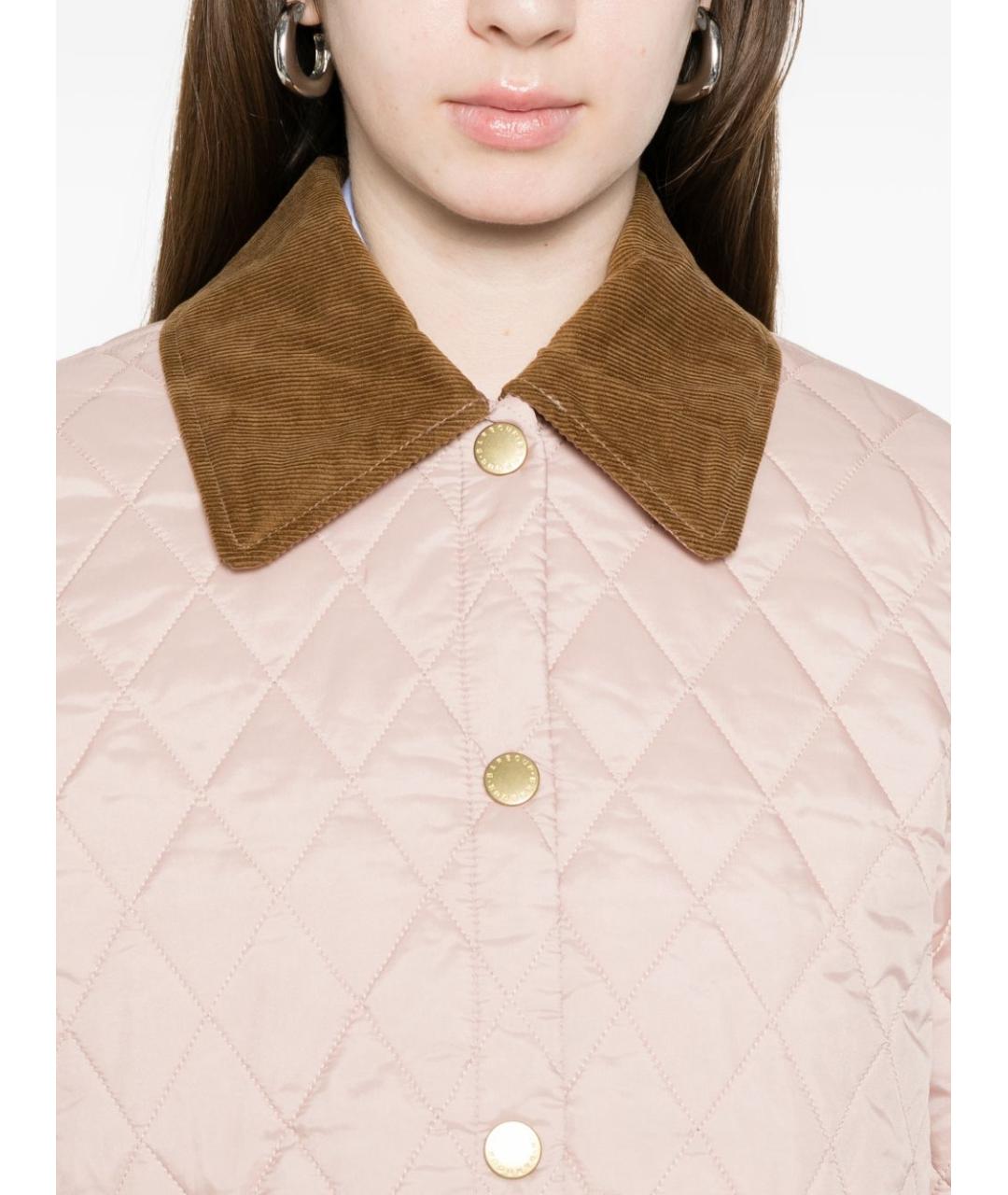 BARBOUR Розовая полиамидовая куртка, фото 3