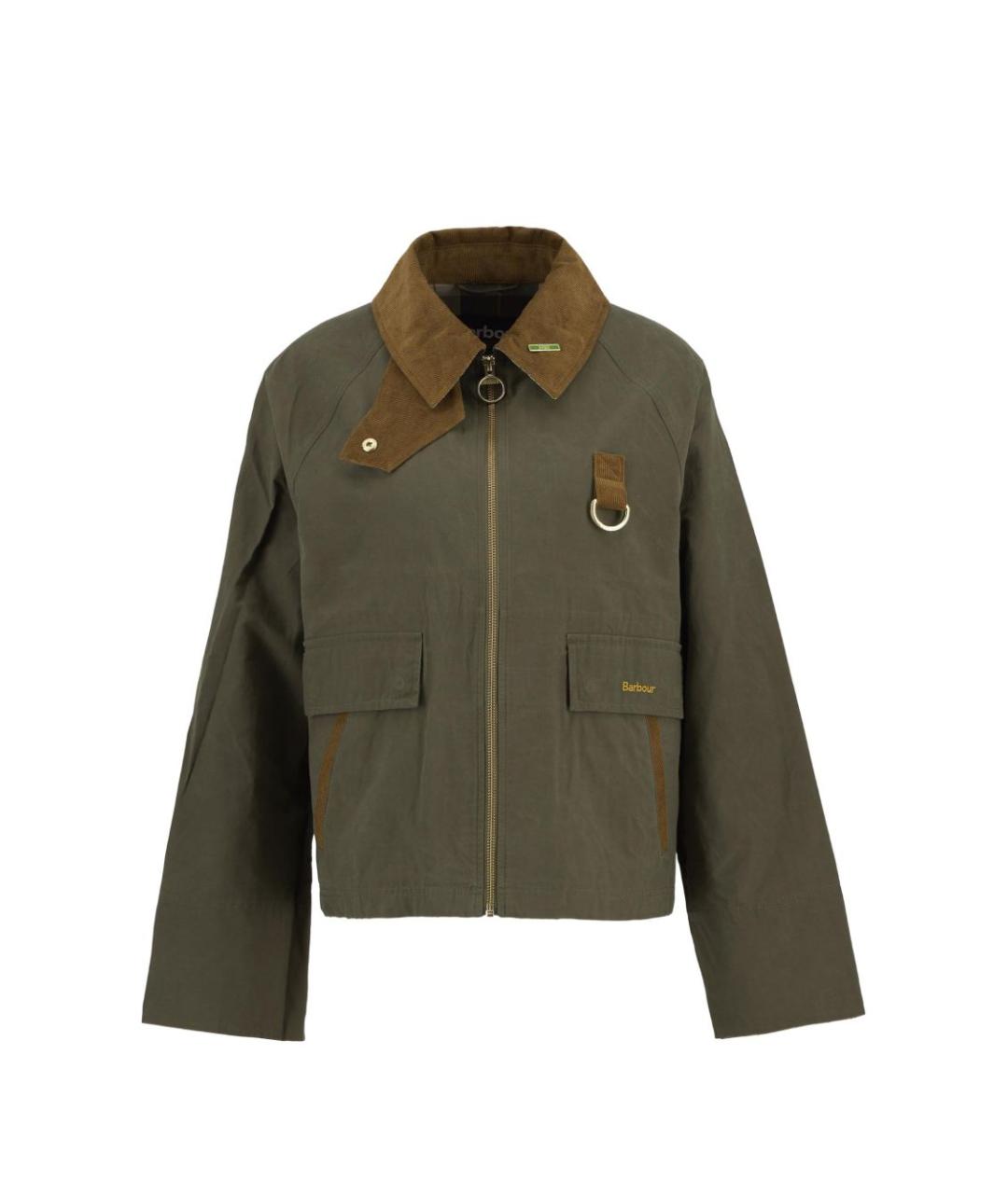 BARBOUR Зеленая хлопковая куртка, фото 1
