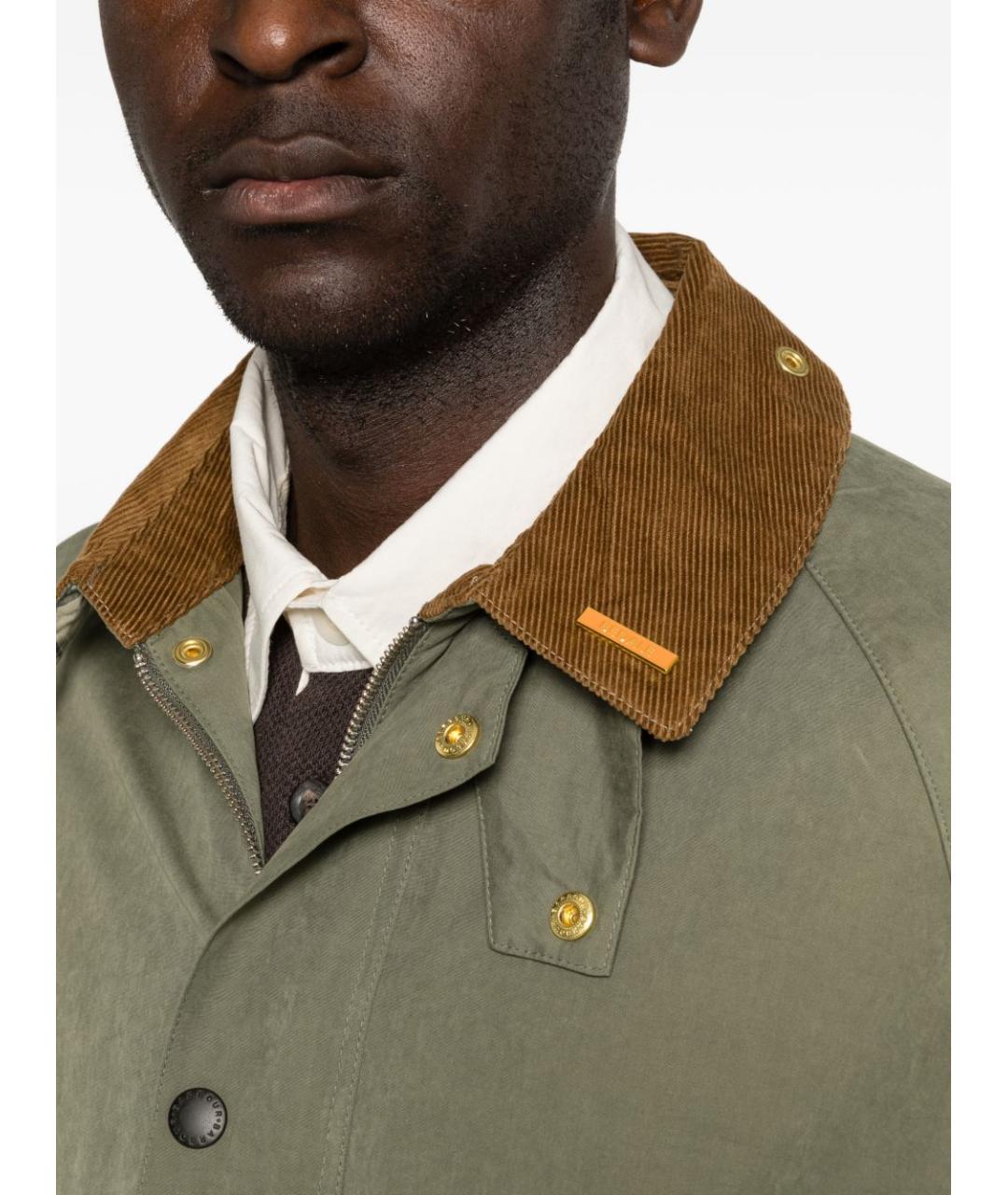 BARBOUR Зеленая хлопковая куртка, фото 3