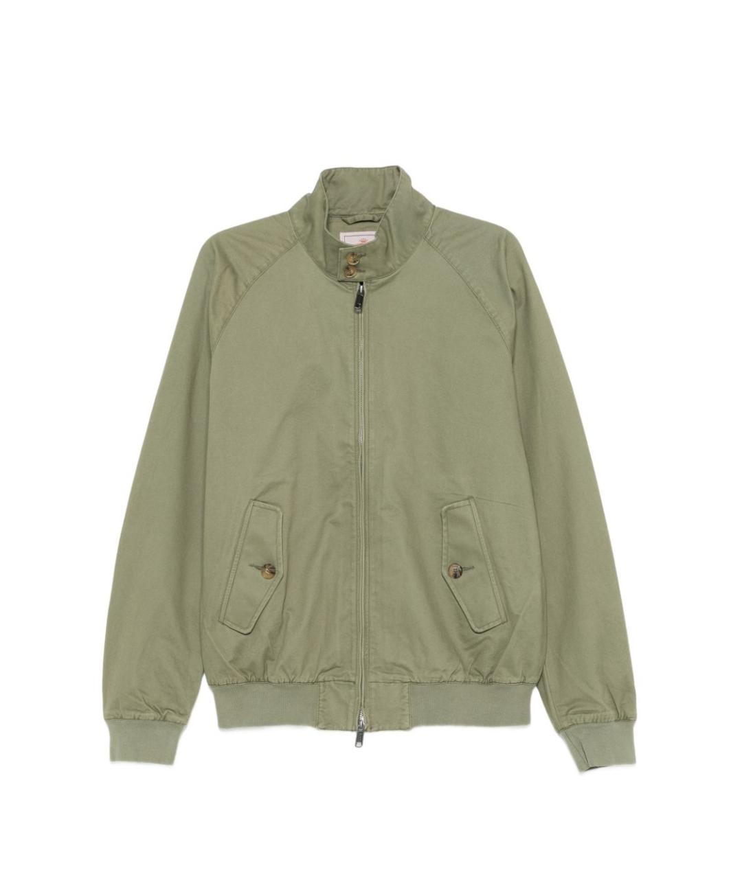 BARACUTA Зеленая хлопковая куртка, фото 1