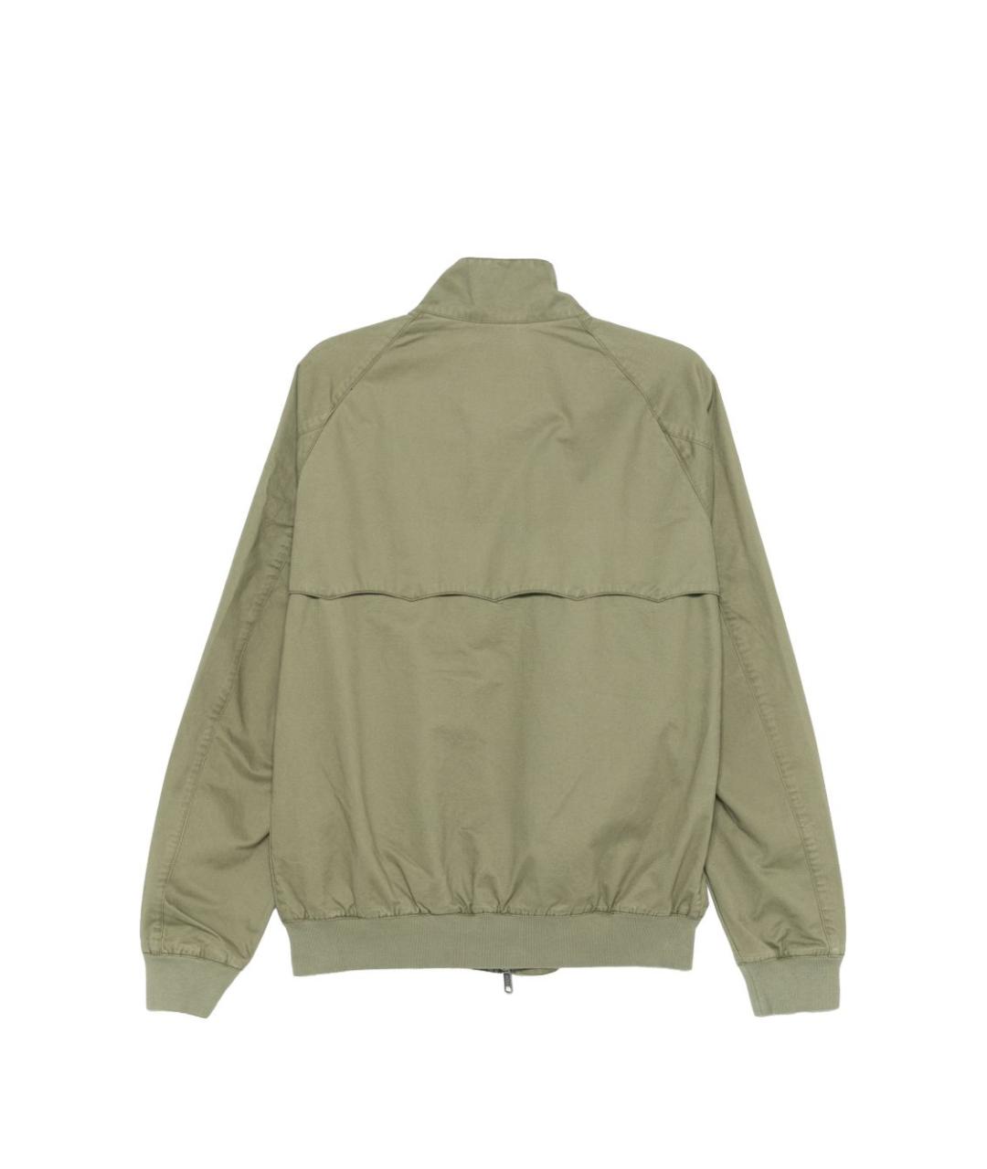 BARACUTA Зеленая хлопковая куртка, фото 2