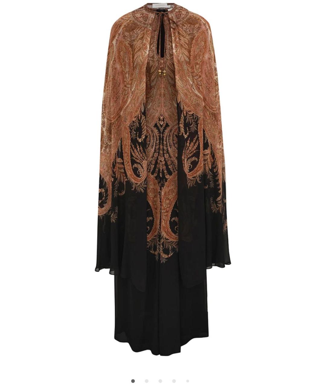 ZIMMERMANN Черное вискозное вечернее платье, фото 1