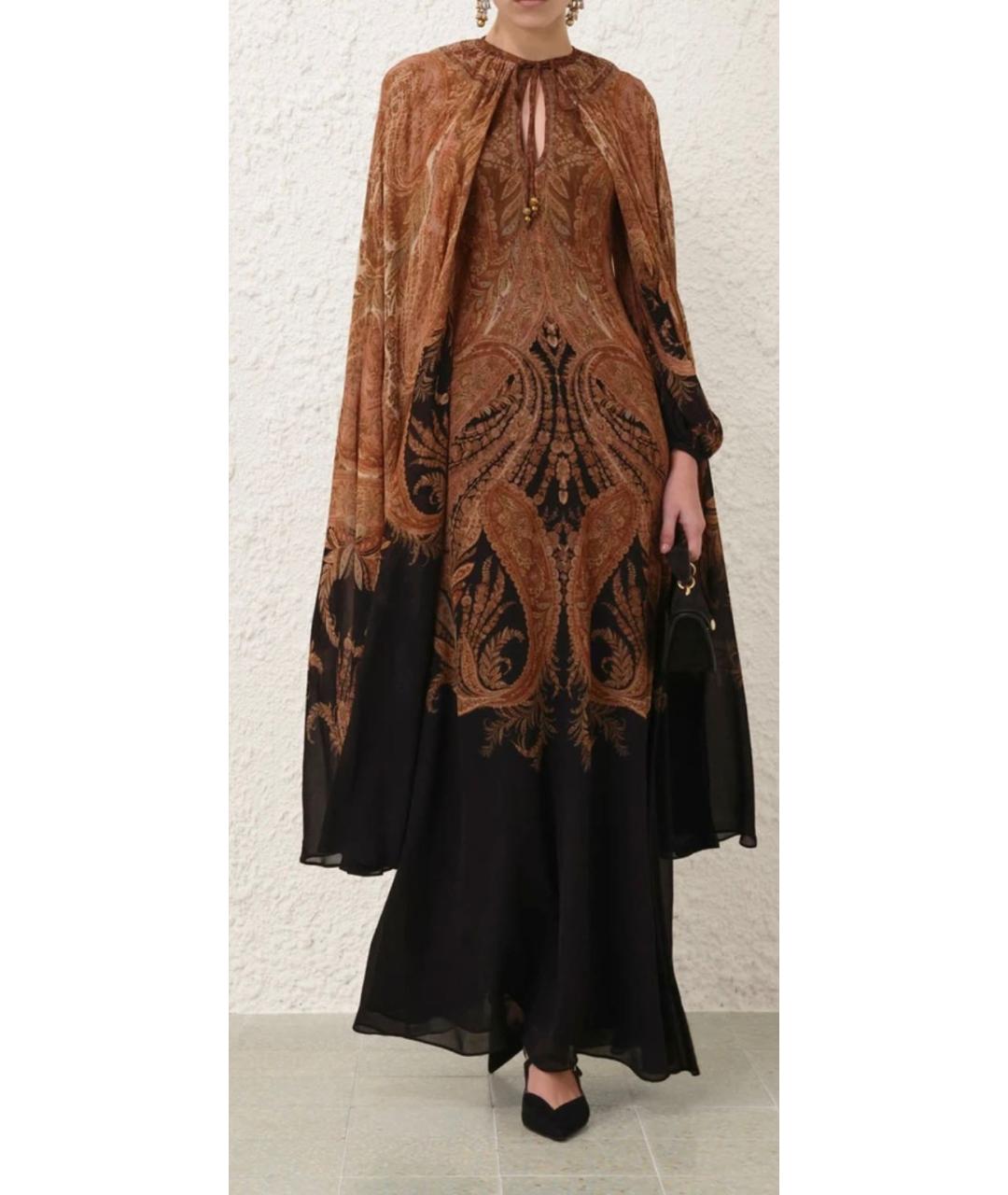 ZIMMERMANN Черное вискозное вечернее платье, фото 2