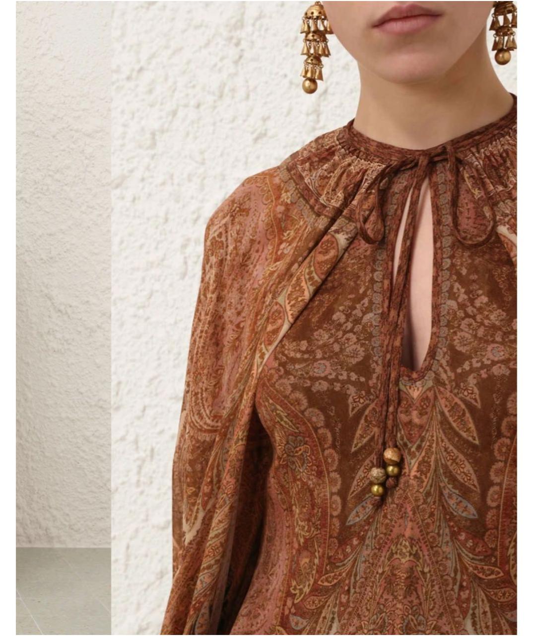 ZIMMERMANN Черное вискозное вечернее платье, фото 4