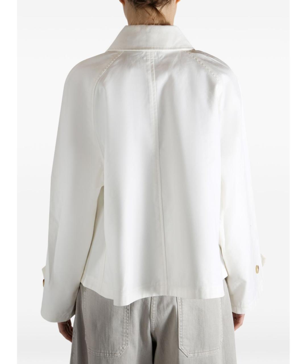 POLO RALPH LAUREN Белая хлопковая куртка, фото 4