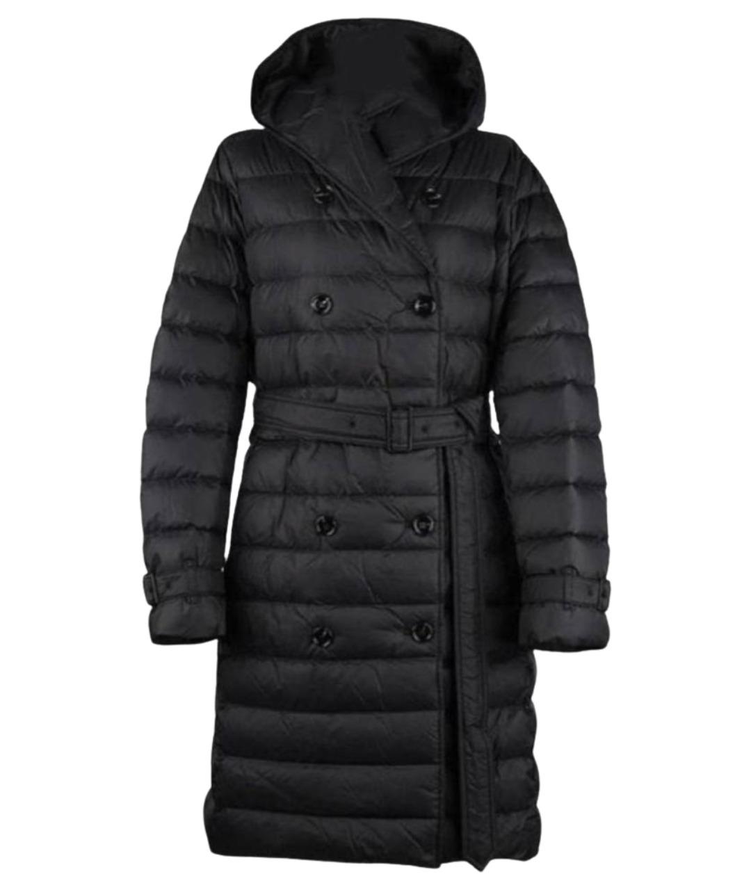 BURBERRY Черный полиэстеровый пуховик, фото 1