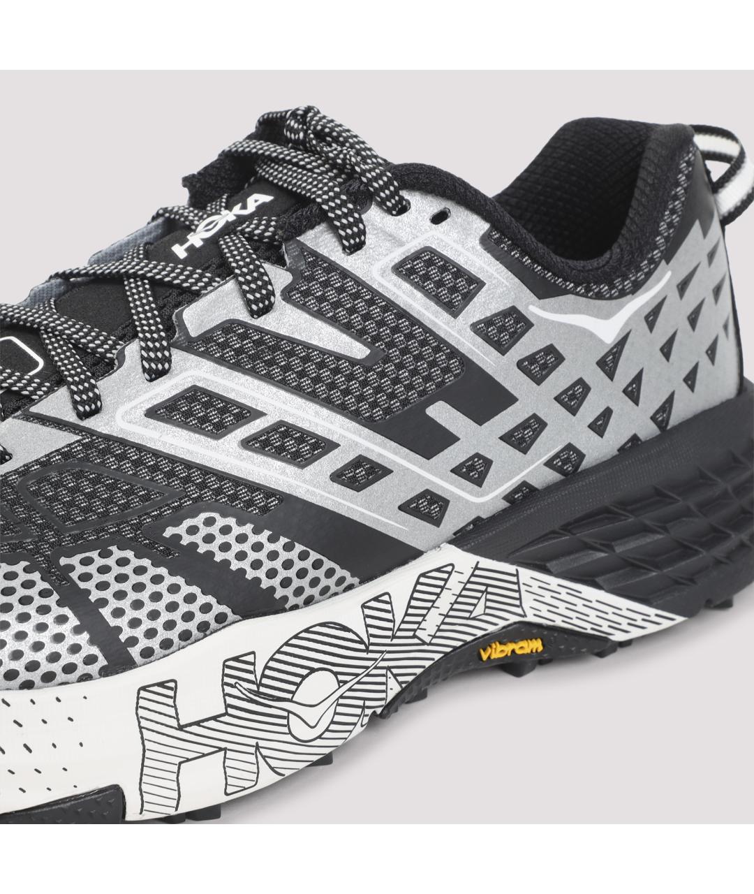 HOKA Серые текстильные низкие кроссовки / кеды, фото 4