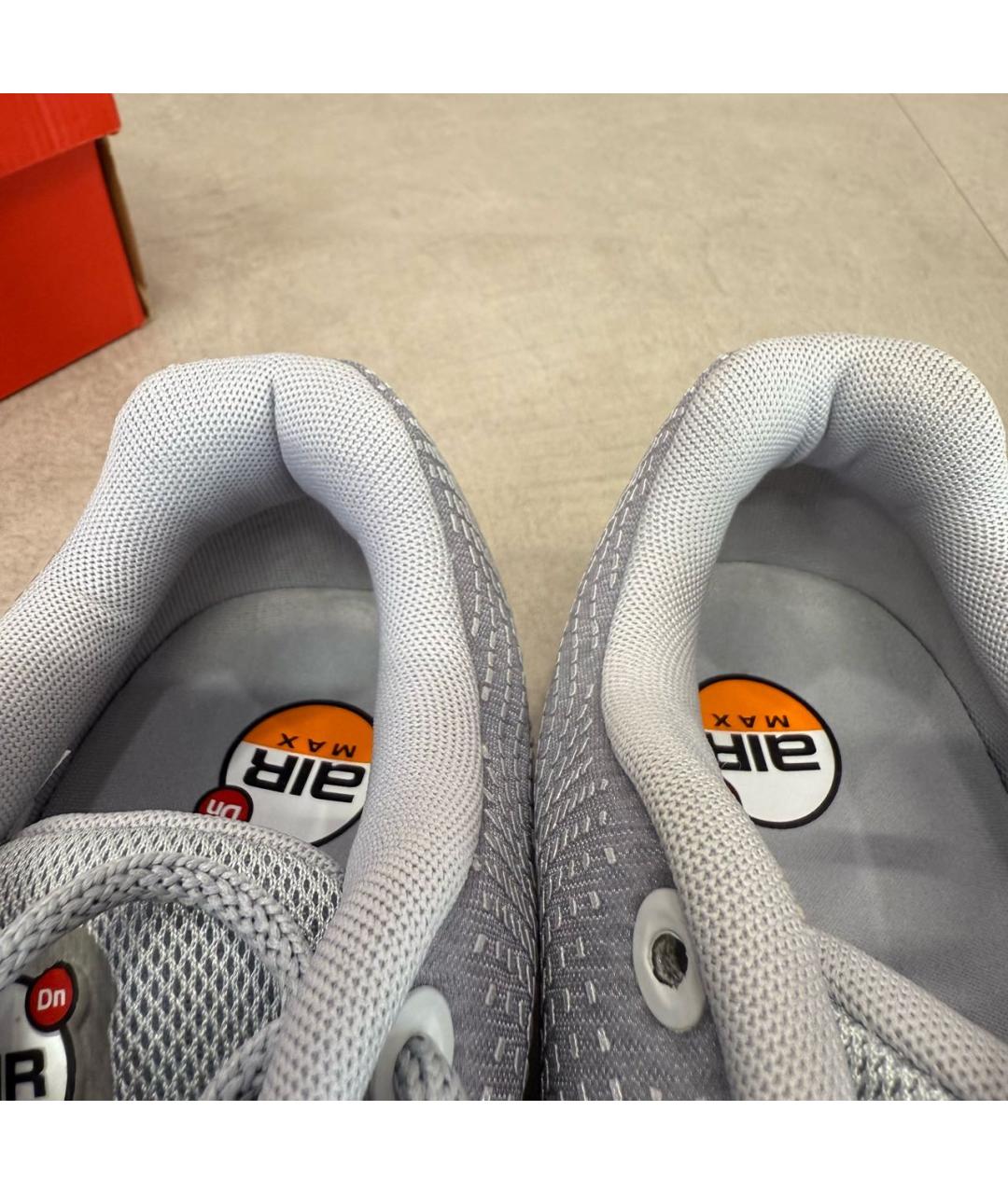 NIKE Серые синтетические высокие кроссовки / кеды, фото 3